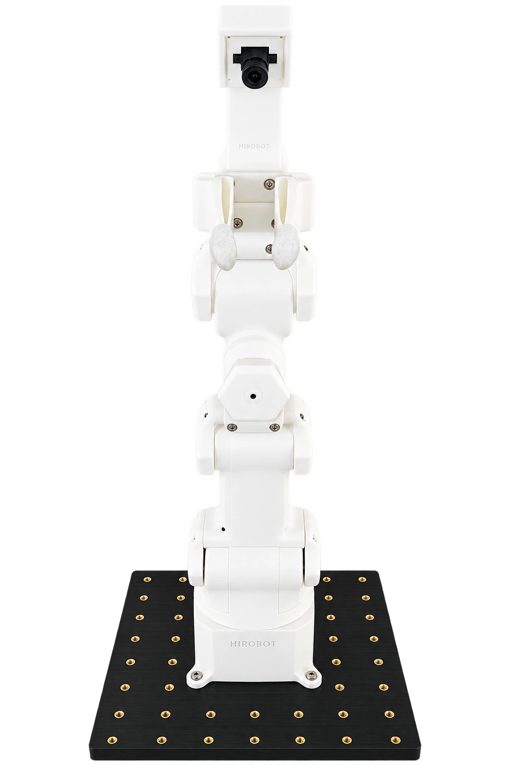 Front view of the white HIARM-TWIN-01 follower